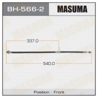 Шланг тормозной MASUMA L LUKC9B BH-566-2 1422879980