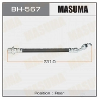 Шланг тормозной MASUMA BH-567 T 4J5C 1422879979