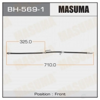 Шланг тормозной MASUMA BH-569-1 1422880451 E 3G3P