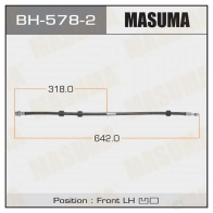 Шланг тормозной MASUMA 1422879964 Z VHCX0I BH-578-2
