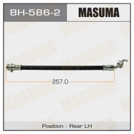 Шланг тормозной MASUMA BH-586-2 8NU NW77 1422879817