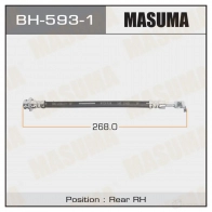 Шланг тормозной MASUMA BH-593-1 D10 Q8 1422880449