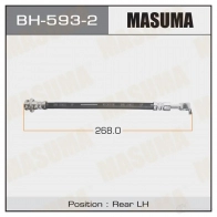 Шланг тормозной MASUMA Nissan X-Trail (T31) 2 Кроссовер 2.5 4x4 169 л.с. 2007 – 2013 REM6 DF BH-593-2