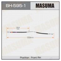 Шланг тормозной MASUMA B H1FO0 BH-595-1 1439697200