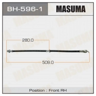 Шланг тормозной MASUMA 1422880447 BH-596-1 67P N1F