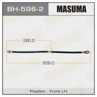 Шланг тормозной MASUMA BH-596-2 DEC4F EV 1422880446