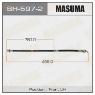 Шланг тормозной MASUMA BH-597-2 1422879810 FEN Y6