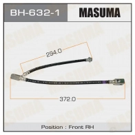 Шланг тормозной MASUMA 563 GSX4 BH-632-1 1422880439