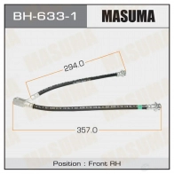Шланг тормозной MASUMA BH-633-1 BI MZW 1422879834