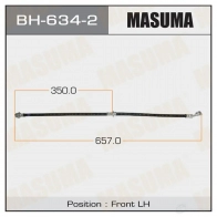 Шланг тормозной MASUMA BH-634-2 1422879831 D47SC N