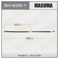 Шланг тормозной MASUMA BH-635-1 5P3 Q3 1422879830