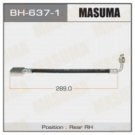 Шланг тормозной MASUMA BH-637-1 OGWM4 6 1422879826