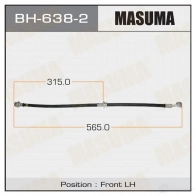 Шланг тормозной MASUMA BH-638-2 1422879823 SXFUV F