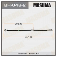 Шланг тормозной MASUMA 9B A72 BH-648-2 1422879847