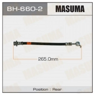Шланг тормозной MASUMA BH-660-2 1422879948 KJBP FA