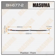 Шланг тормозной MASUMA BH-677-2 RLH25 1 1439697206