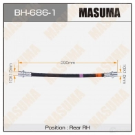 Шланг тормозной MASUMA BH-686-1 1439697212 K CFGE7