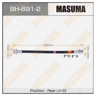 Шланг тормозной MASUMA BH-691-2 1439697218 S3G7 2ME