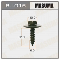 Саморез 6x22мм, набор 6шт MASUMA 1422885717 BJ-016 MII20 A - Изображение 1
