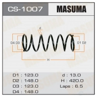 Пружина подвески MASUMA CS-1007 Z HZDGY 1422881433
