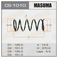 Пружина подвески MASUMA 1422881430 O9I MI CS-1010