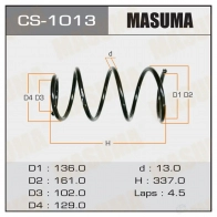 Пружина подвески MASUMA CS-1013 1422881427 W UVDTS