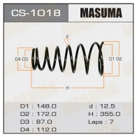 Пружина подвески MASUMA 1422881533 GCVDU Z CS-1018
