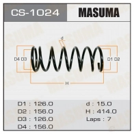 Пружина подвески MASUMA AKK YN CS-1024 1422881419