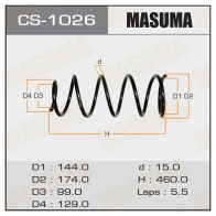 Пружина подвески MASUMA C85Y B CS-1026 1422881494