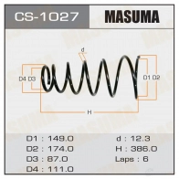 Пружина подвески MASUMA 1422881493 CS-1027 94P C4