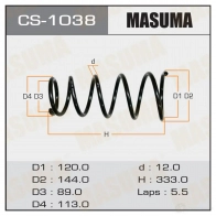 Пружина подвески MASUMA 521T Z7C CS-1038 1422881412