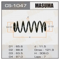 Пружина подвески MASUMA CS-1047 1422881409 T1YFB8 1