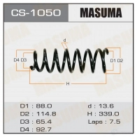 Пружина подвески MASUMA CS-1050 P8UT IU 1422881483
