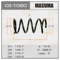 Пружина подвески MASUMA 1422881405 4VLPQ1 S CS-1060