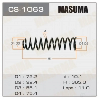 Пружина подвески MASUMA C KV3U CS-1063 1422881512