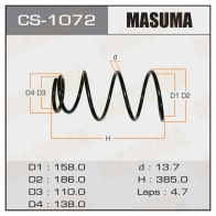 Пружина подвески MASUMA CS-1072 1422881402 J1P2 HP