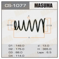 Пружина подвески MASUMA 19P4C F CS-1077 1422881504
