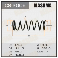 Пружина подвески MASUMA CS-2006 1422881271 2W2QSL 1