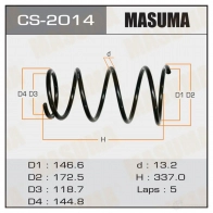 Пружина подвески MASUMA CS-2014 AXQ1 F 1422881268