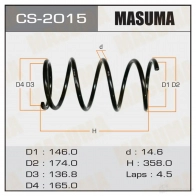 Пружина подвески MASUMA UDWX S CS-2015 1422881531