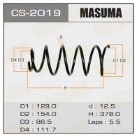 Пружина подвески MASUMA CS-2019 1422881527 7N 91V0N