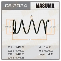 Пружина подвески MASUMA CS-2024 HI IT2 1422881522
