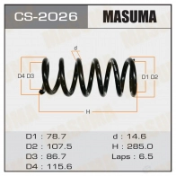 Пружина подвески MASUMA CS-2026 XT 7S1E 1422881519