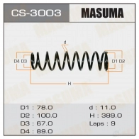 Пружина подвески MASUMA I3PUZ X3 1422881517 CS-3003