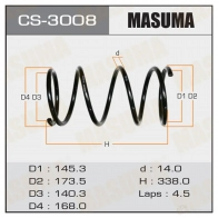 Пружина подвески MASUMA CS-3008 1422881265 9 UF1O98