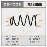 Пружина подвески MASUMA 1422881472 BP5 TUHK CS-4003