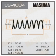 Пружина подвески MASUMA CS-4004 E57 QP Mazda 3 (BK) 1 Седан 1.6 105 л.с. 2004 – 2009