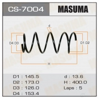 Пружина подвески MASUMA Subaru Forester (SG) 2 Кроссовер 2.5 xT AWD (SG9) 230 л.с. 2005 – 2008 4LY I3 CS-7004