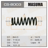 Пружина подвески MASUMA Suzuki Grand Vitara (FT, HT) 1 Кроссовер 2.0 4x4 (TA52. TL52. SQ 420) 128 л.с. 1998 – 2003 DB2 SB3 CS-8003