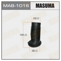 Пыльник амортизатора (резина) MASUMA 1422881219 MAB-1016 NRXH DC